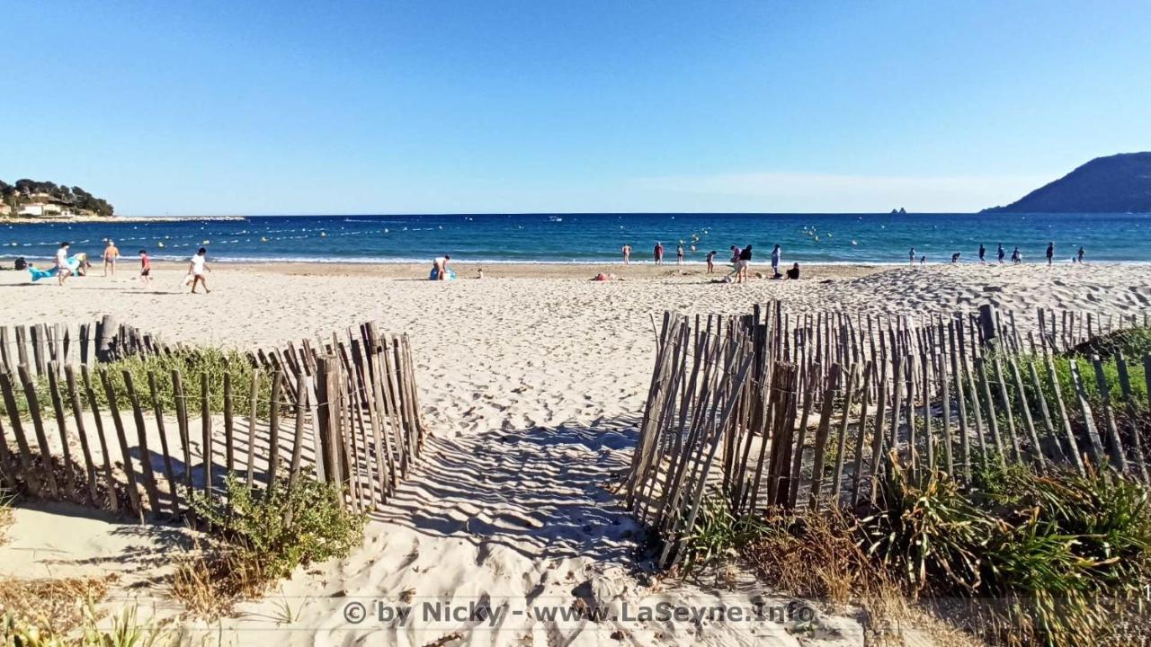 Charmant Appart. 500M Plages Des Sablettes Ла-Сейн-сюр-Мер Экстерьер фото